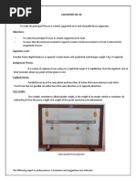 Lab Report No: 06 Title:: Figure Parallel Forces Apparatus