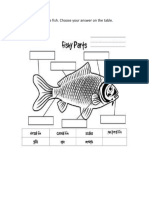 Label The Parts of The Fish. Choose Your Answer On The Table