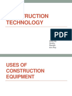 Uses of Construction Equipments PDF