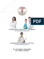 Alternative Medical University Courses Guide