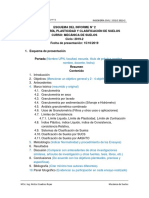 Esquema Del Informe de Mecánica de Suelos 2 PDF