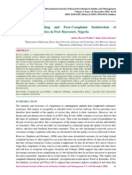 Complaint Handling and Post-Complaint PDF