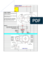 V Belt Calculation