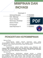 KEPEMIMPINAN Dan Inovasi