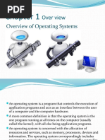 Over View: Overview of Operating Systems