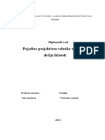Pojedine Projektivne Tehnike Za Ispitivanje Dečije Ličnosti - Diplomski PDF