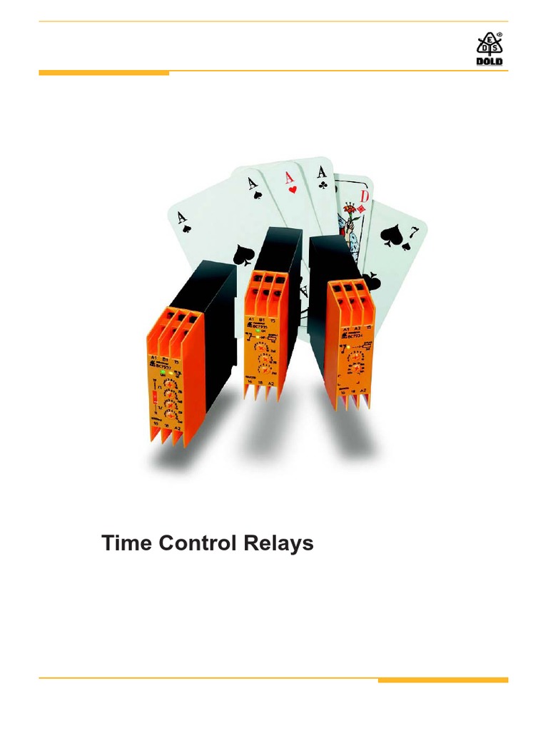 Dold Timer | PDF | Relay | Alternating Current