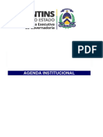 Agenda Institucional Do Governo Do Estado Do Tocantins