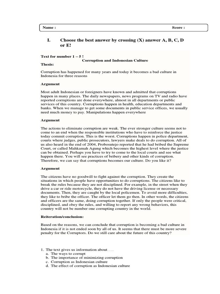 Soal Ulangan Harian Analytical Exposition Text Air Pollution Breathing