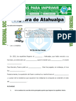 Ficha Captura de Atahualpa para Tercero de Primaria
