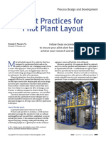 Best Practice For Pilot Plant Layout