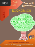 Economics: Council For The Indian School Certificate Examinations