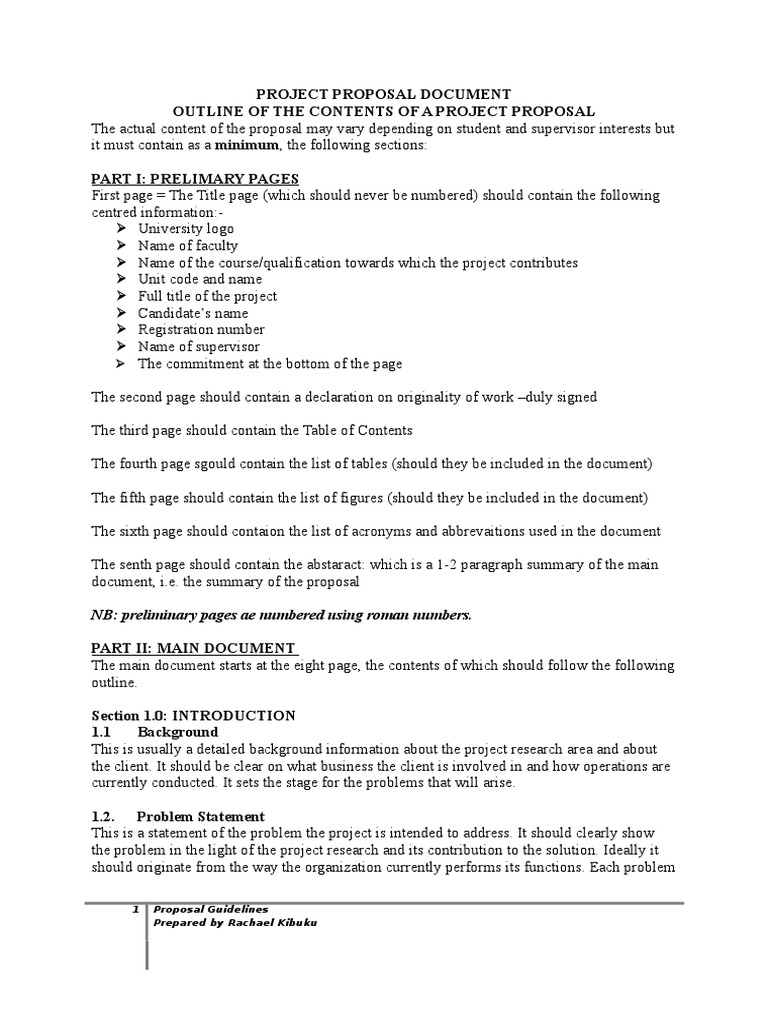 HOA Proposal Document Guidelines | PDF | Abstract (Summary) | Business