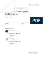 Consumers' Online Brand Endorsements