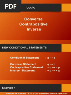 converse inverse and contrapositive pdf