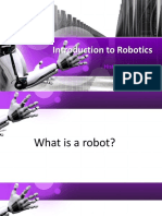 Introduction to Robotics