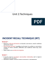 Incident Recall Technique