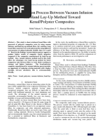 Hand Lay Up Vs Resin Infusion Method PDF