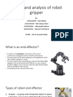 Design and Analysis of Robot Gripper in ANSYS