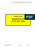 EP-MS-P4-S3-050 Issue 2 2013 Specification For XLPE Pilot Cables