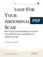 Abdominal Scar Massage