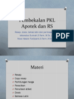 Materi RS Dan Apotek PDF