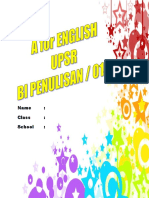 A for English Upsr