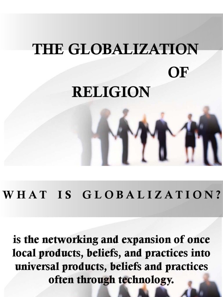 Globalization of Religion | PDF | Globalization | Economics