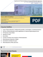 Scope & Language of Thermodynamics For Chemical Engineers Introduction of Various Thermodynamics Properties