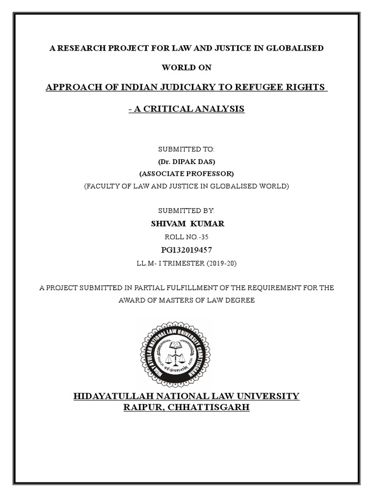 Law and Justice in A Globalised World | PDF | Treaty | Refugee
