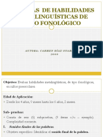 Manual Pruebas de Habilidades Metalinguisticas de Tipo Fonologico PDF