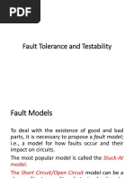 Fault Tolerance and Testability