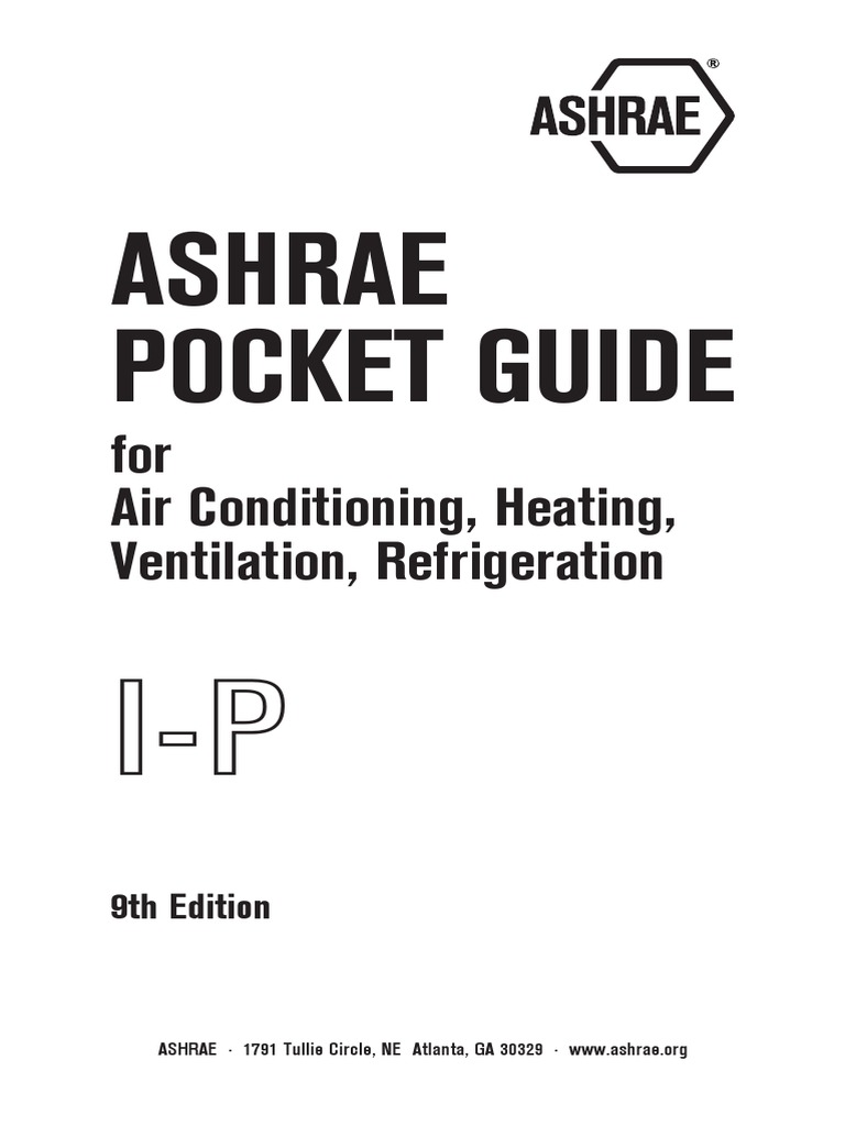 ASHRAE_POCKET_GUIDE_IP.pdf Hvac Air Conditioning