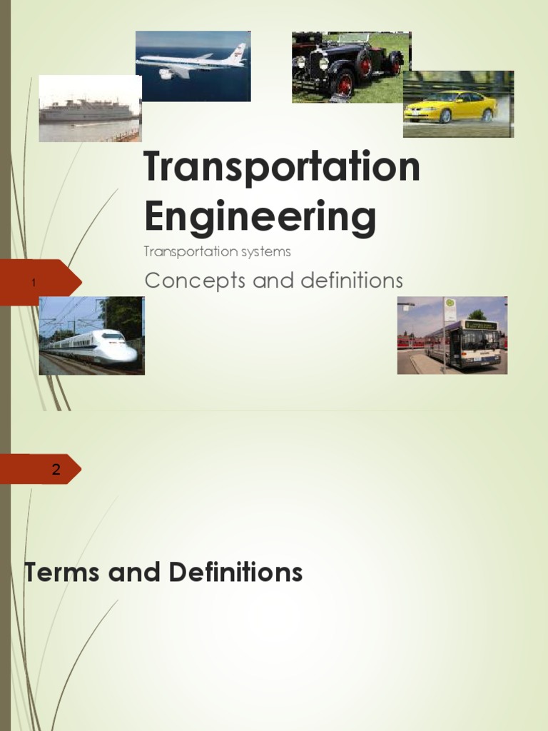 Overview of Transportation Engineering | PDF | Light Rail | Transport