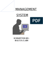 Project Document Ion On Bank Management