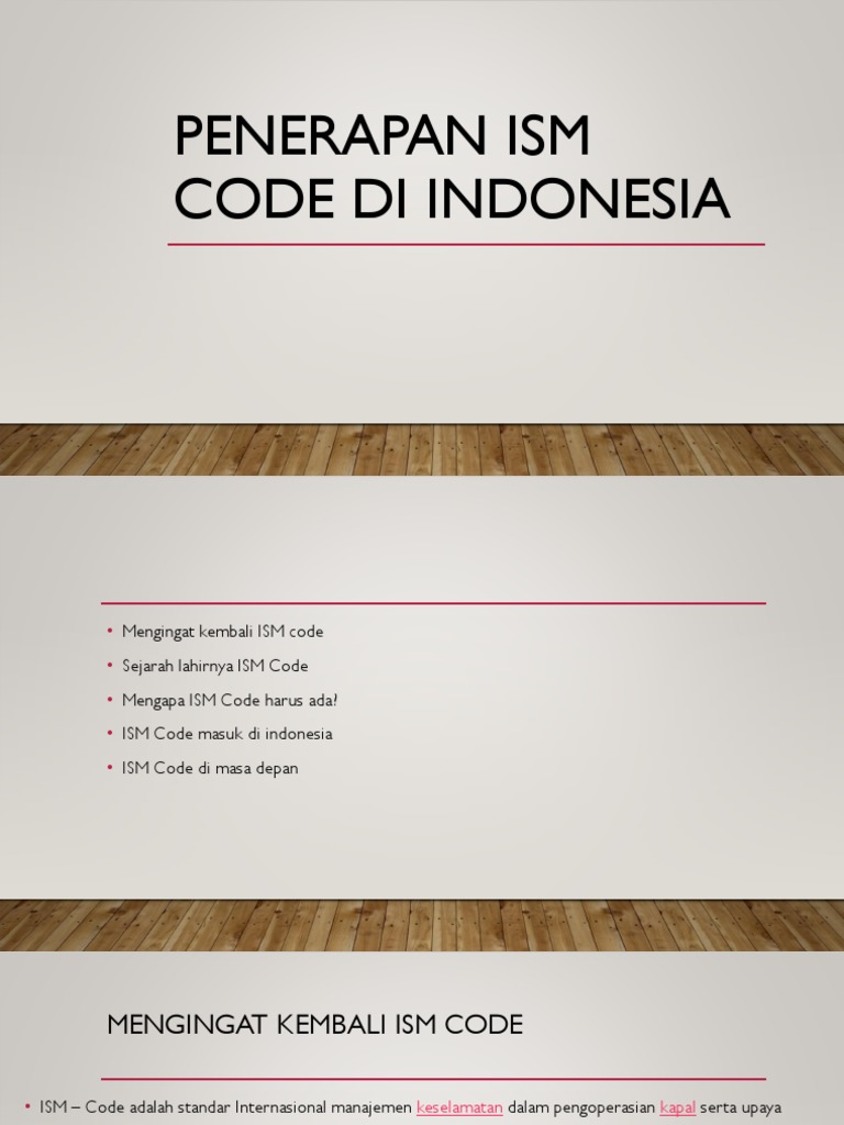 9 - Ism Code Di Ind | PDF