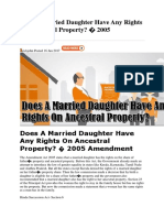 Does A Married Daughter Have Any Rights On Ancestral Property.docx