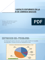 Asfalto Espumado Utilizacion en La Rehabilitacion de Caminos