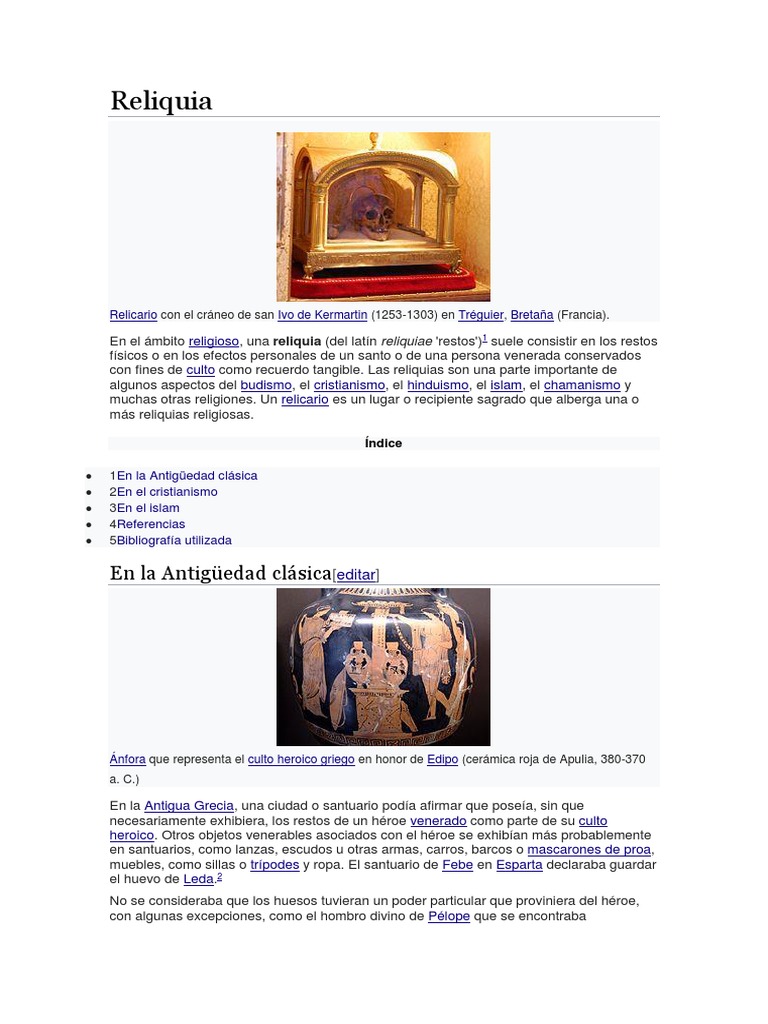 Reliquias y su Significado Histórico | PDF | Antigua Grecia | Esparta
