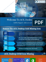 Restore AOL Icon - Missing AOL Desktop Gold Icon