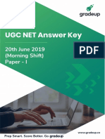 Answer Key 20 June Morning 18