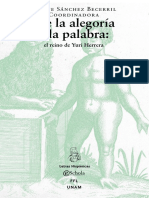 De La Alegoría A La Palabra - El Reino de Yuri Herrera PDF (EIPE)