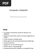 Computer Networks: - Networking Components