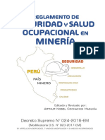 D.S. 024 Reglamento de Seguridad y Salud Ocupacional en Minería