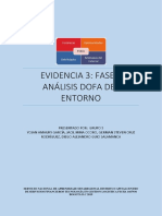 Evidencia 3 Fase I, Análisis DOFA Del Entorno