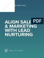 Align Sales Marketing With Lead Nurturing