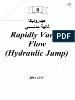 8-Rapidly Varied Flow (Hydraulic Jump) - 1