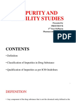 Impurity and Stability Studies