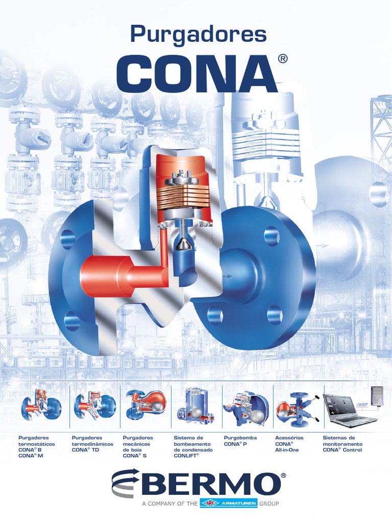 Catalogo Purgadores Ari-Cona Ari-Armaturen Bermo | PDF | Aço | Temperatura