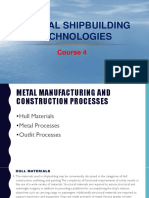 Optimal Shipbuilding Technologies: Course 4